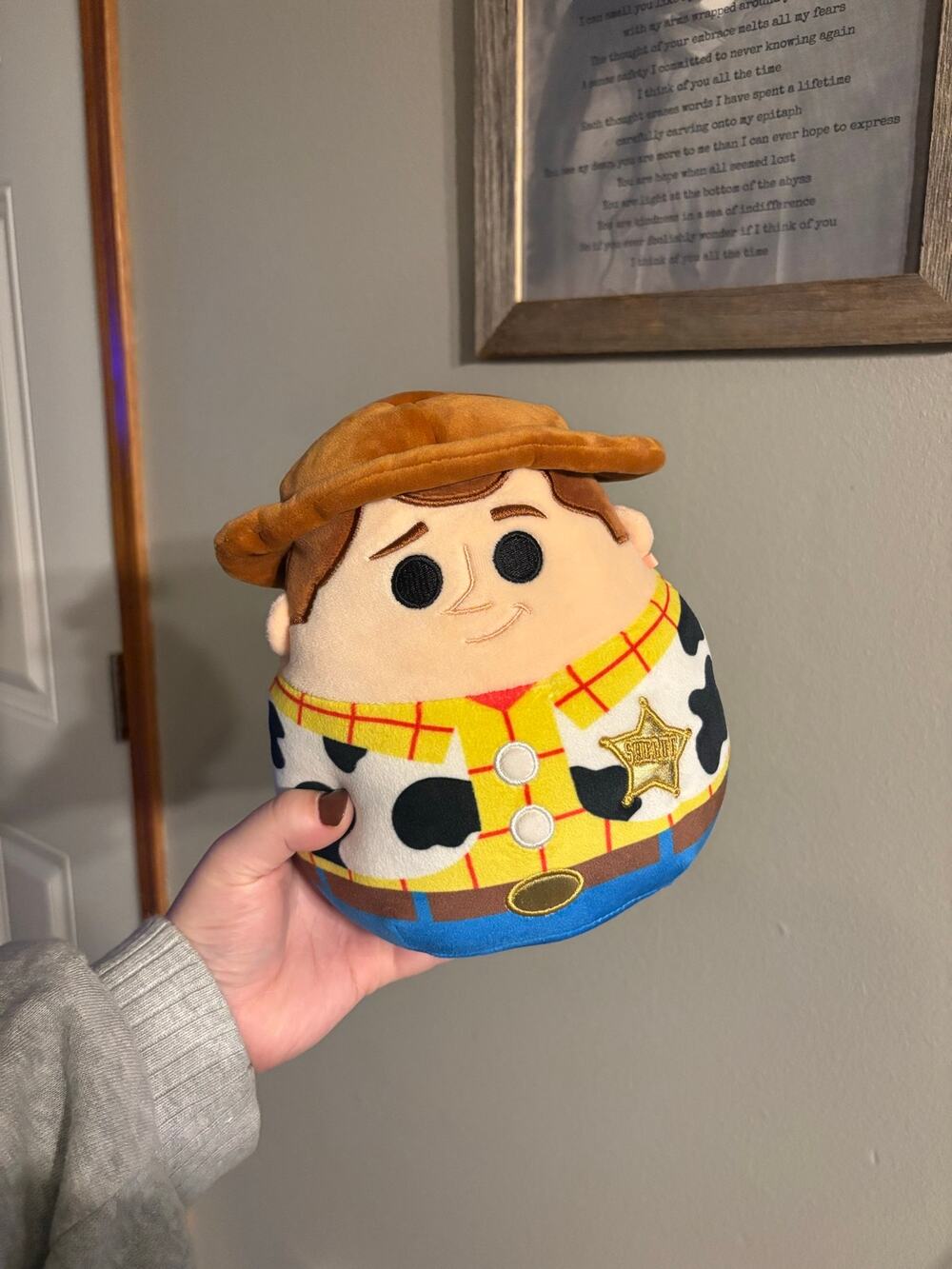 Disney Pixar Toy Story Woody Squishmallows Plush Sheriff Cowboy Stuffed Animal